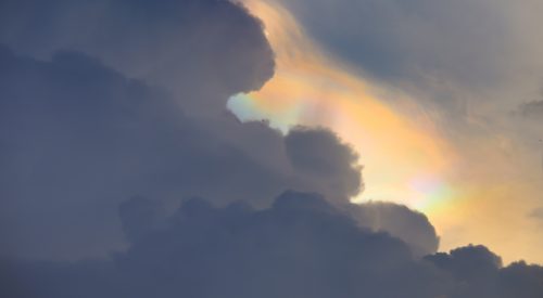 Irisation or rainbow cloud