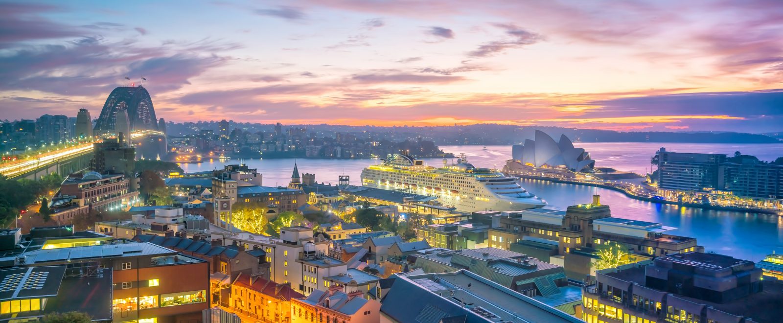 Downtown Sydney skyline