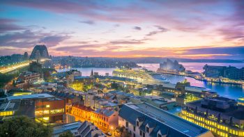 Downtown Sydney skyline