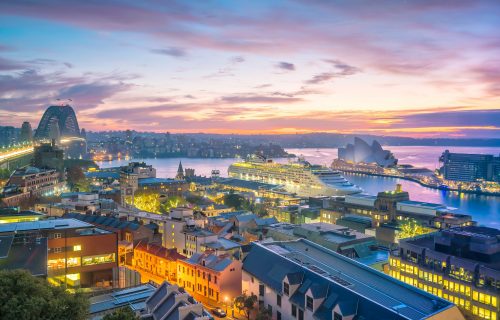 Downtown Sydney skyline