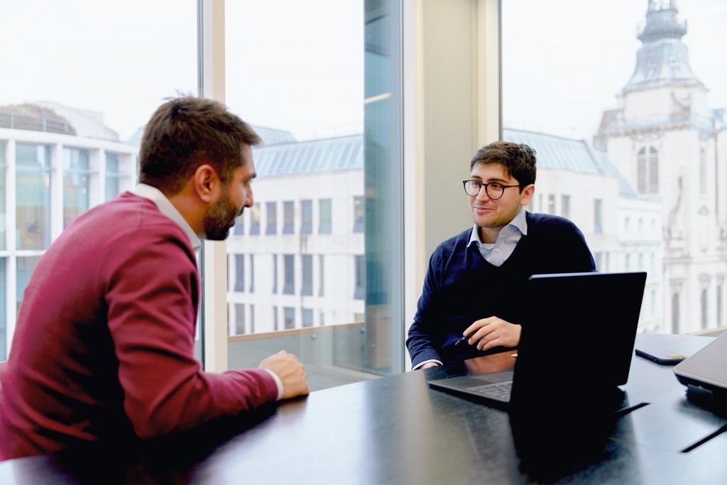 ICG employees in the firm's City of London office