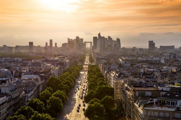 La Defense business district in Paris