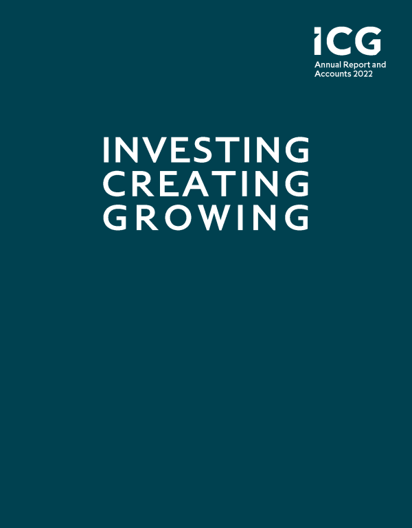 ICG Annual Report and Accounts 2022 front cover