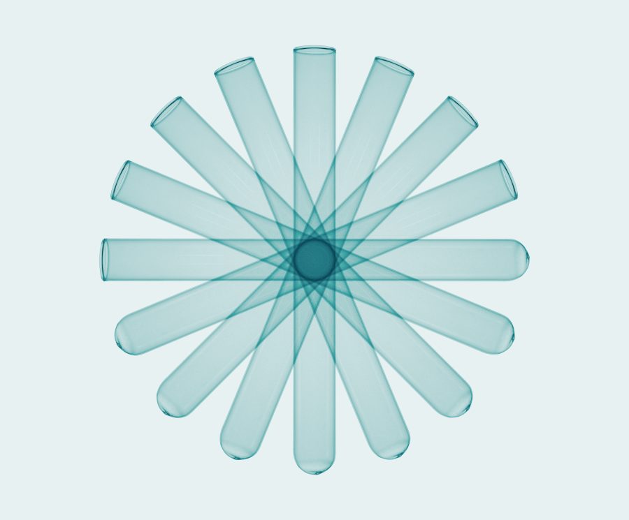 Test Tube Flower Pattern