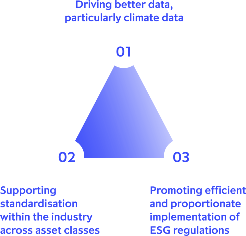 Three areas of stakeholder collaboration ICG has focused on