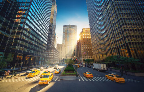 277 Park Avenue, Grand Central Station and the Met Life building, New York City