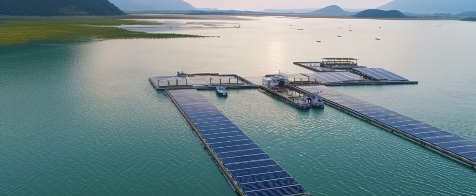 floating solar farm