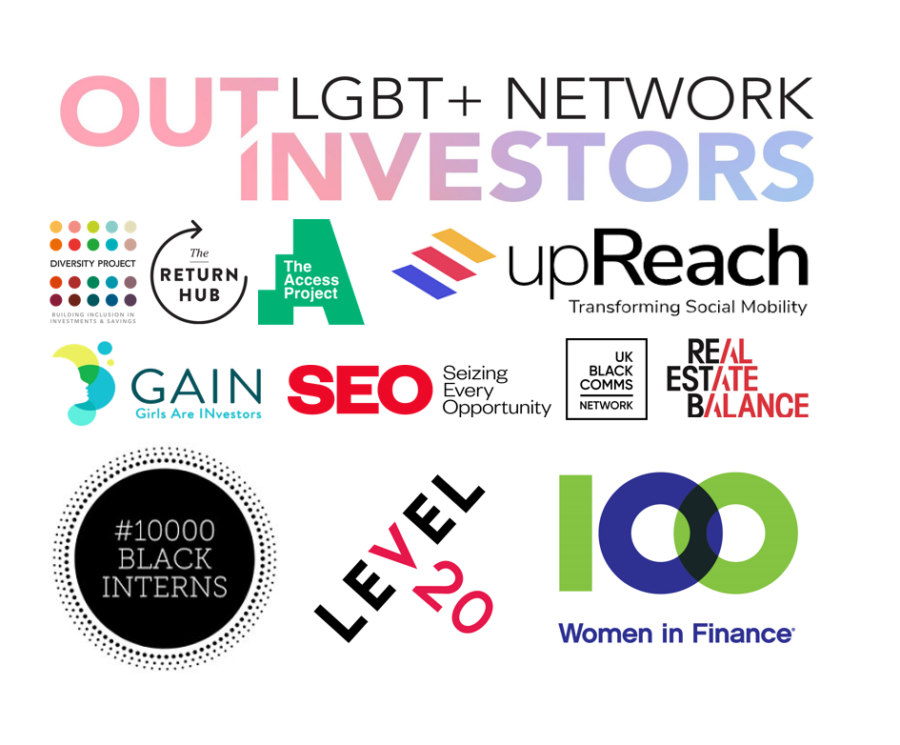 ICG diversity and inclusion industry initiatives by logos of partners