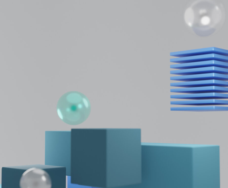 3D graphic from ICG illustrating success