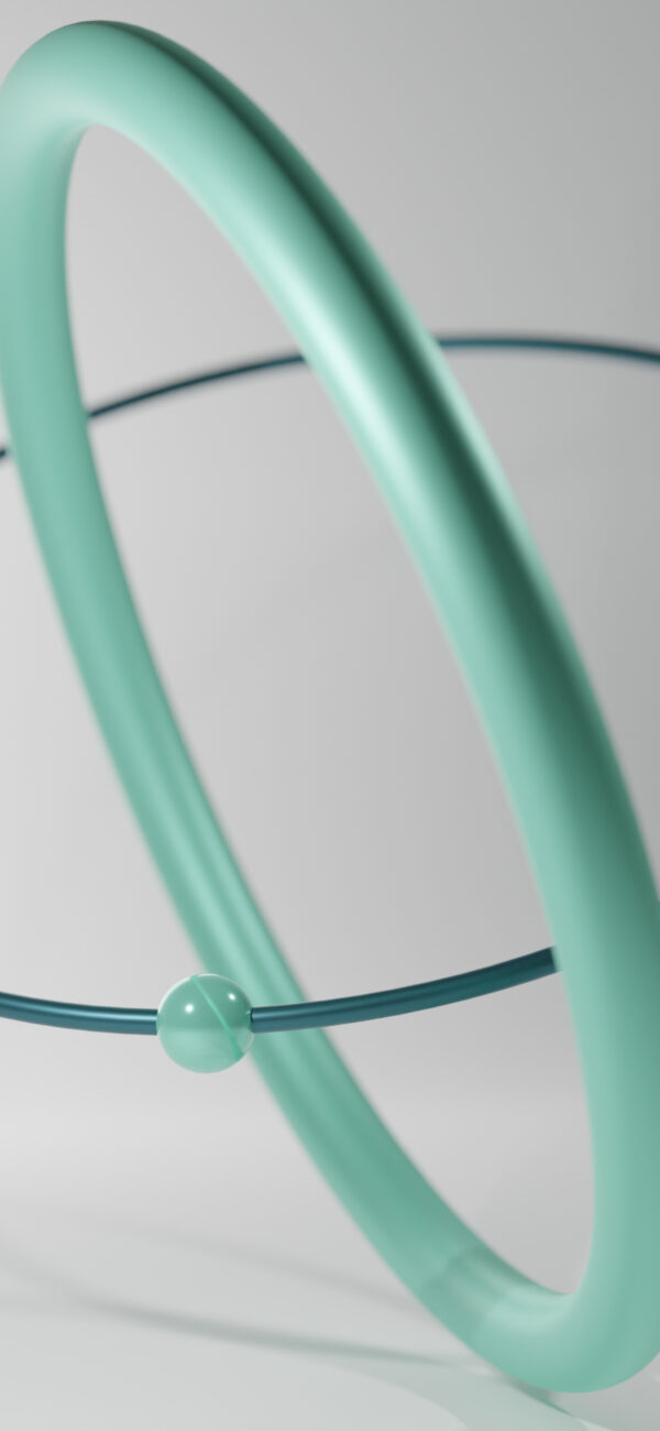 ICG 3D image illustrative of interlocking networks