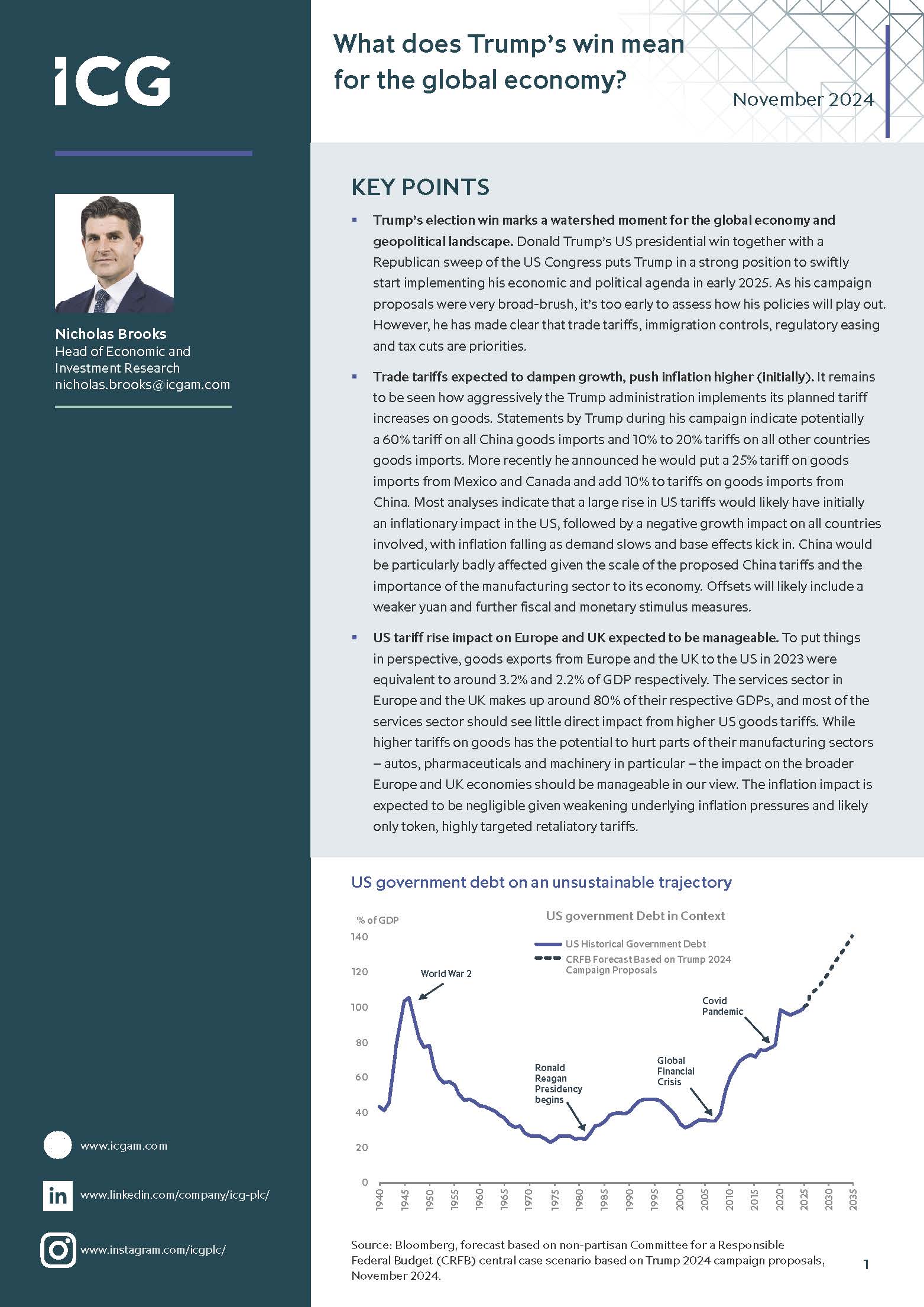 What does Trump’s election win mean for the global economy? - ICG