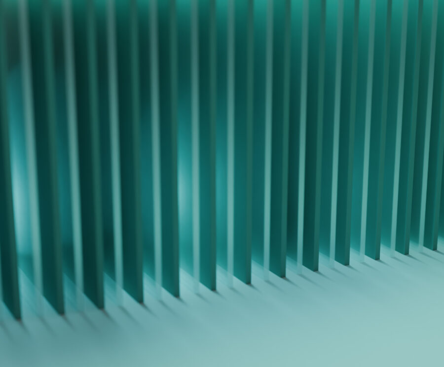 An abstract 3D image representing logistics