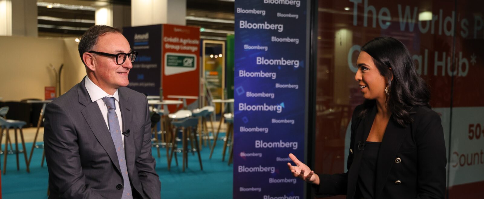 ICG CEO and CIO Benoît Durteste, speaking with Bloomberg's Opening Trade Anchor Kriti Gupta at IPEM Paris 2025