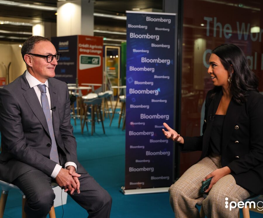 ICG CEO and CIO Benoît Durteste, speaking with Bloomberg's Opening Trade Anchor Kriti Gupta at IPEM Paris 2025