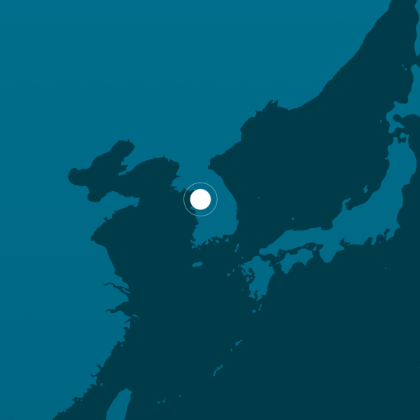 A map with a marker pinpointing