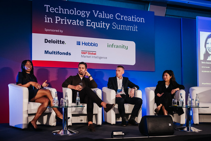 Attendees discuss Technology Value Creation at SuperReturn International