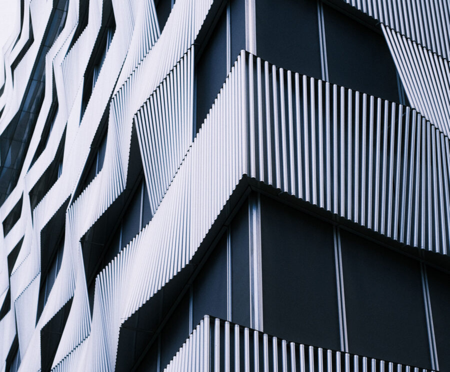 Interesting looking modern multi-storey building