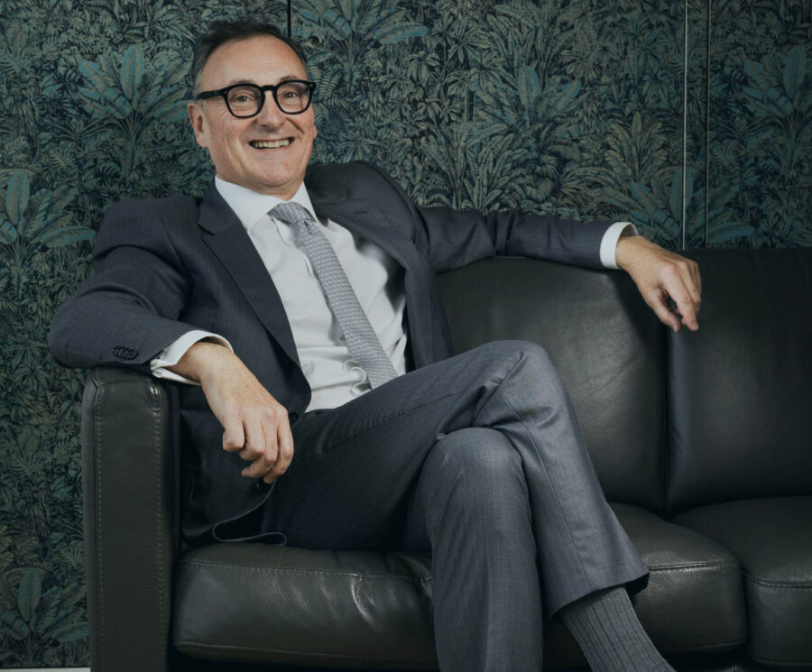 CIO and CEO of ICG Benoît Durteste in L'agefi photo by Alexandra Bonnefoy and REA