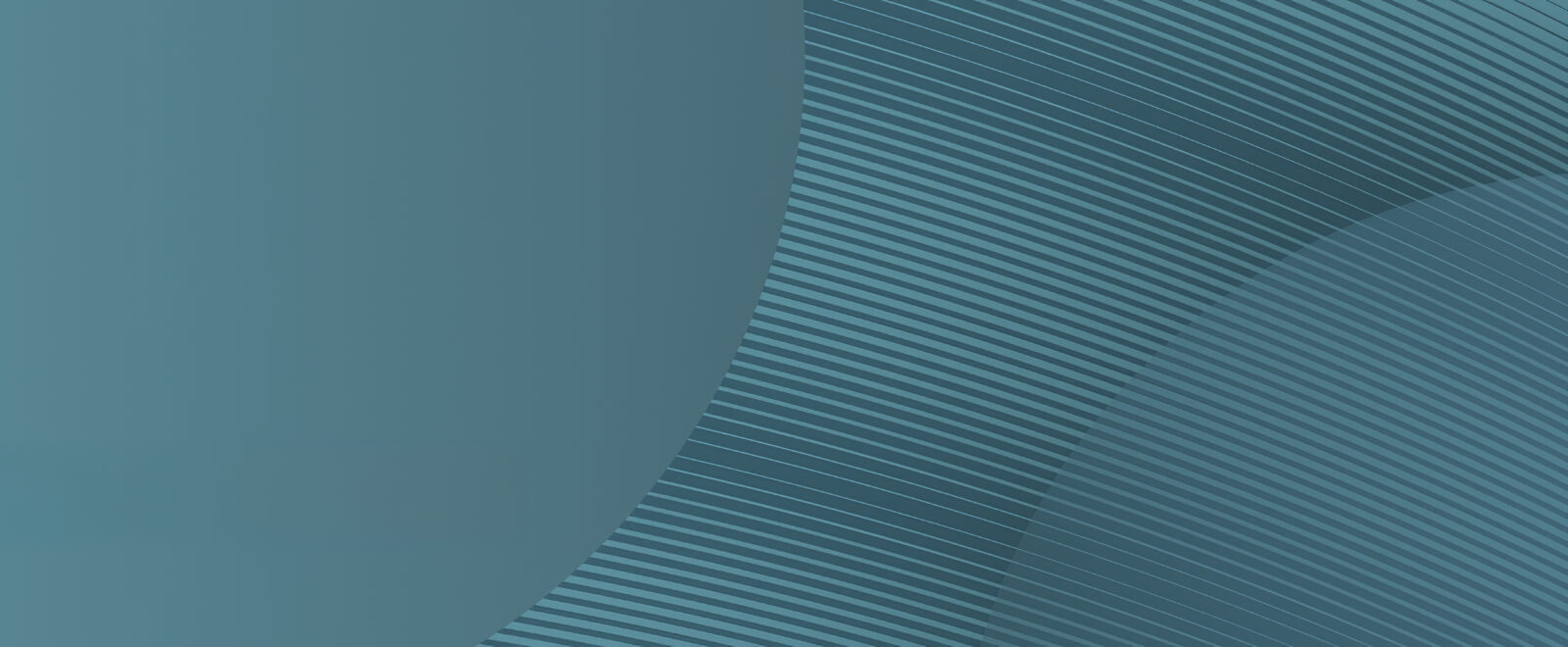 Abstract gradient background in shades of blue and teal with diagonal striped texture pattern on the right side, designed for ICG 2026 investor days branding