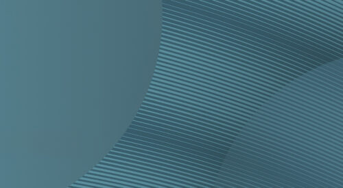 Abstract gradient background in shades of blue and teal with diagonal striped texture pattern on the right side, designed for ICG 2026 investor days branding
