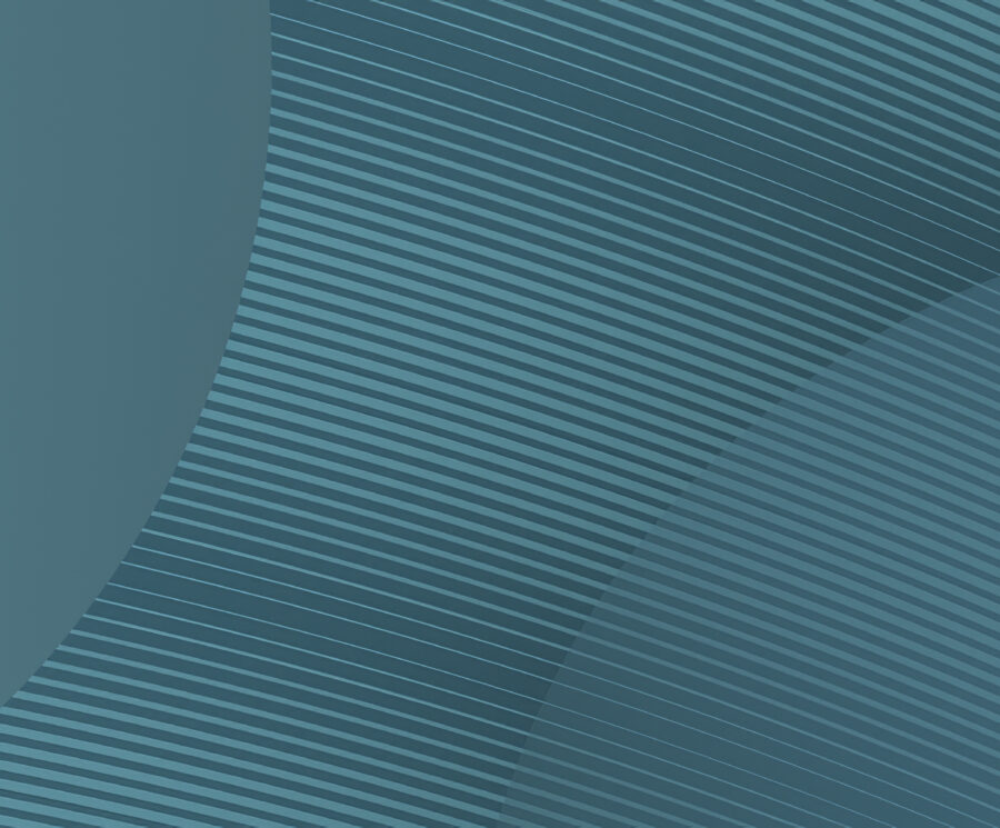 Abstract gradient background in shades of blue and teal with diagonal striped texture pattern on the right side, designed for ICG 2026 investor days branding